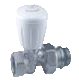 Угловой микрометрический термостатный клапан R431TG для металлопластика и сшитого полиэтилена