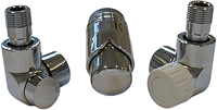 Комплект Lux термостатический Хром Форма осевая, левый