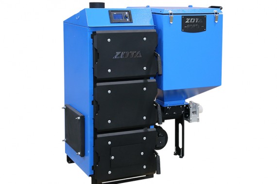 Автоматический угольные твердотопливный котел с бункером ZOTA FORTA 15 кВт арт. FR4931120015
