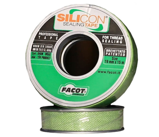 Термостабильное синтетическое волокно SILICONTAPE Sealing Tape 14 мм x 15 м