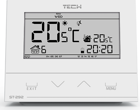 Комнатный регулятор температуры Tech ST-292-v3
