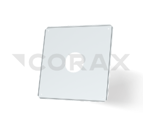 Экран защитный 500х500 с отверстием Ф (430/0,5), Ø 80-300 мм, Corax 