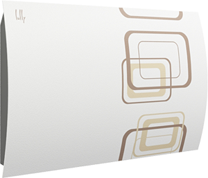 Дизайн-радиатор Lully коллекция "Геометрия" gmt-02 steel (цвет кремово-коричневый) боковое подключение