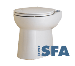 Насос-измельчитель SFA SANICOMPACT C43 (насос встроенный в унитаз+раковина)