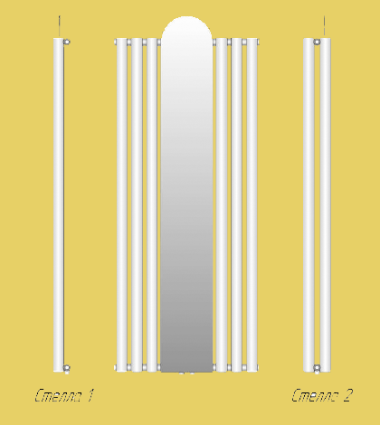 Дизайн радиатор Стелла на базе Гармонии