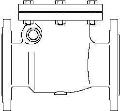 Обратный клапан PN 16 (чугун) Oventrop