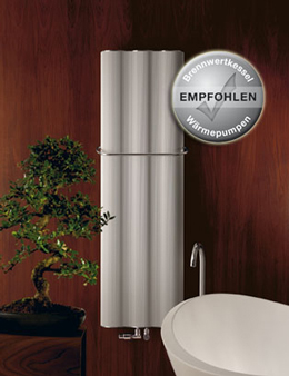 Дизайн-радиатор для ванной Zehnder dualis plus