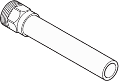 Присоединительная трубка для подключения отопительного прибора с наружной резьбой
