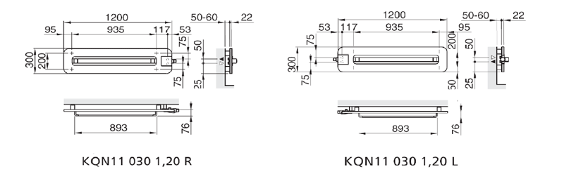 Размеры радиатора Optotherm (GORIZONTAL) и цена в зависимости от цветового исполнения