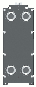 Разборный пластинчатый теплообменник одноходовой XGС-Х051-H. Большая серия с диагональным подключением