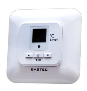 EASTEC E-34 - электронный цифровой терморегулятор, белый, встраиваемый 3,5 кВт