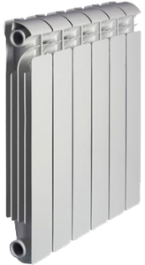 Алюминиевый радиатор GLOBAL ISEO-350 - 12 секций