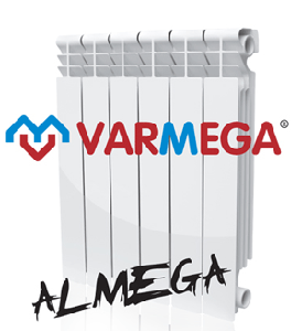 Радиаторы алюминиевые серии Varmega Almega 100/500 - 12 секций