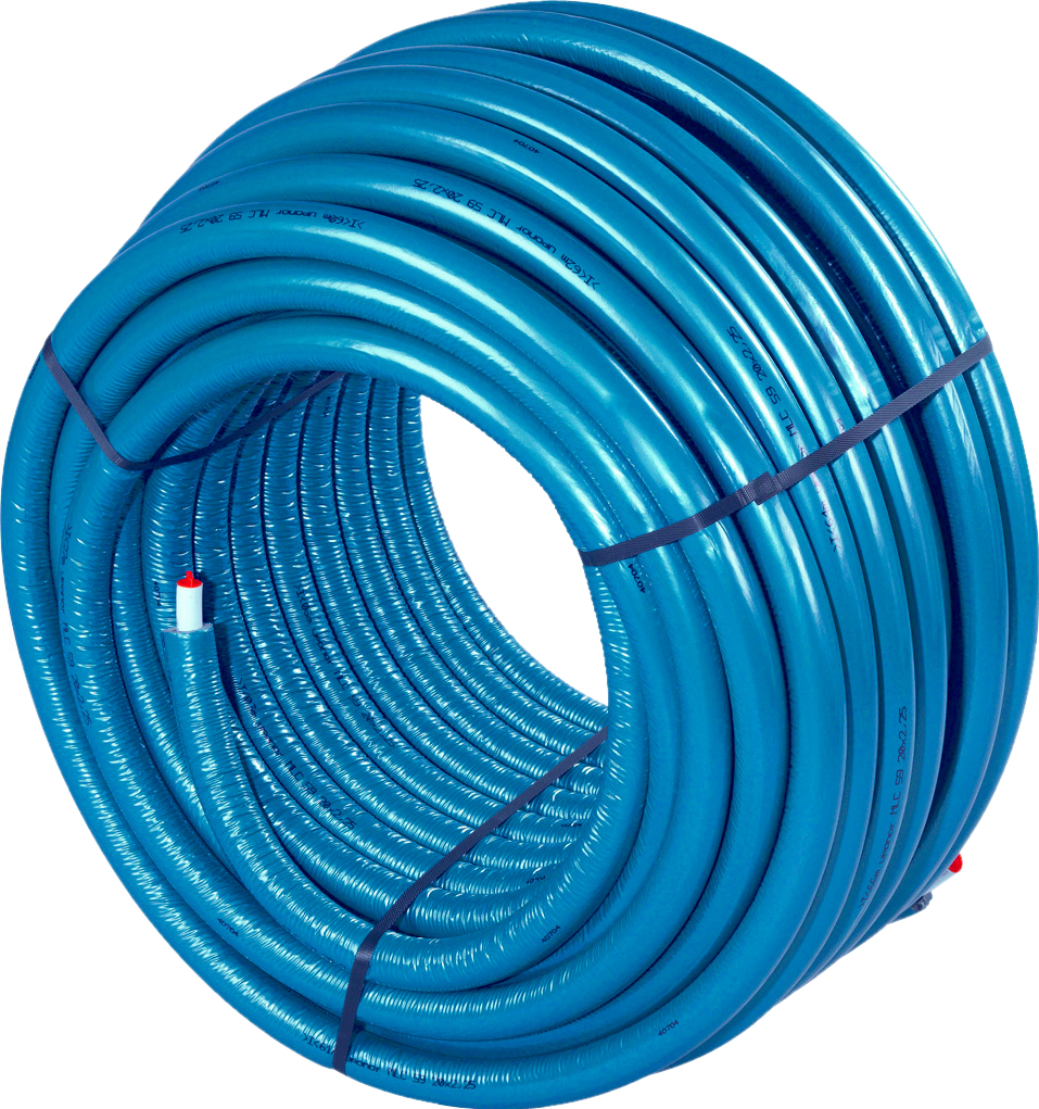 Uponor Uni Pipe PLUS труба в теплоизоляции S4 16X2,0,синяя