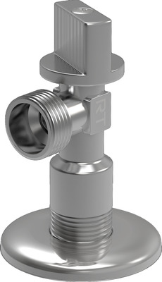 Кран шаровый угловой Royal Thermo OPTIMAL для подкл. с/т приборов 1/2"х1/2"
