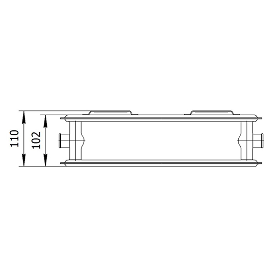 Радиатор стальной панельный AXIS 20 Hygiene 500 x 2400 Ventil