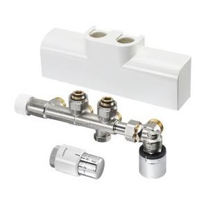 Комплект подключения OVENTROP для радиаторов ванной комнаты «Multiblock T-RTL» + «SH» белый