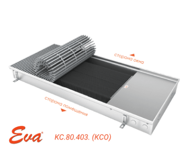 Внутрипольный конвектор EVA без вентилятора,KC.80.403, длина 1750 мм