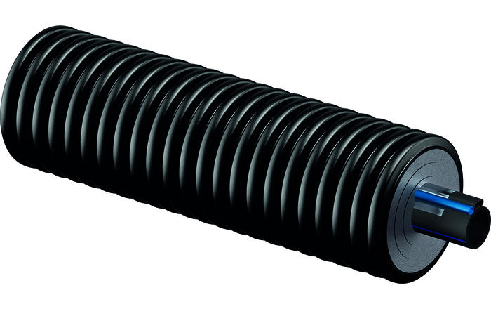 Uponor Ecoflex Supra PLUS труба с греющим кабелем 25x2,3 /68 1x10W/m