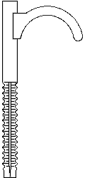 Дюбель одинарный, для трубы "Copipe"  пластмасса, для труб с нар.диаметром до 32мм Артикул №: 1509091
