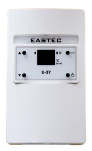 EASTEC E-37 - электронный цифровой, накладной терморегулятор, белый 4 кВт.