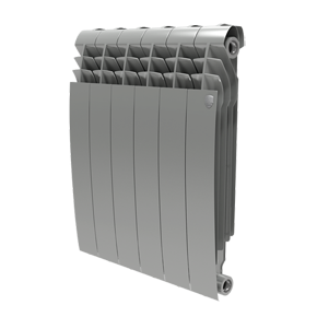 Радиатор Royal Thermo BILINER 500 SILVER SATIN (СЕРЕБРИСТЫЙ) - 8 секций