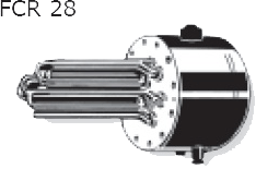 Фланец с нагревательным Тэном FCR 28 / 360**