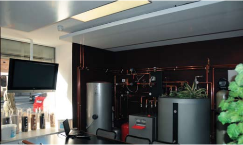 Системы водяного инфракрасного потолочного отопления и охлаждения