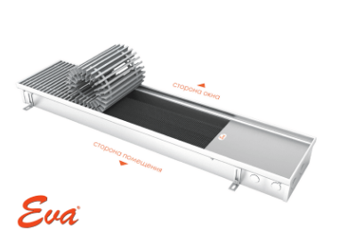 Внутрипольный конвектор EVA без вентилятора, K.80.203,длина 1500 мм