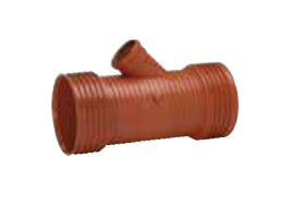 Uponor Тройник Ulrta Rib2, 560/160Sмм 45˚, ПП (Ultra Classic/ПВХ)