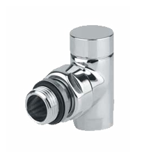 Вентиль Cylinder запорный угловой на 1/2 (белый) другие цвета