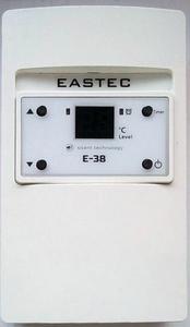 EASTEC E-38 Silent Technology - терморегулятор электронный, накладной, бесшумный, белый до 2,5 кВт. 