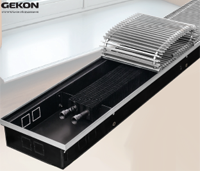 Конвектор внутрипольный Gekon Eco H08 L100 T18
