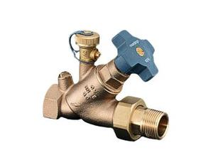 Вентиль KFR "Aquastrom" Бронза, Ду40, Rp1 1/2" x R1 1/2" со спуск. штуцером