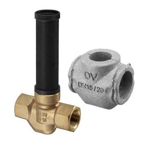 Клапан свободного потока OVENTROP Aquastrom UP-F DN25, гнездо 1 ", Rg, с защитным колпачком