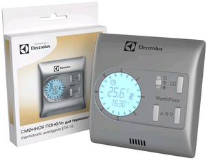 Сменная пластиковая панель для терморегулятора Thermotronic Avantgarde (silver)