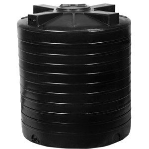 Бак для воды цилиндрический АТV 3000,черный