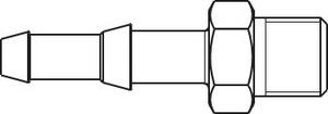 OVENTROP-Schlauchtülle G1/8 AG Schlauchanschluss 4+6 mm
