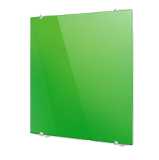 Стеклянный дизайн-радиатор Теплолюкс FLORA (цвет зеленый)