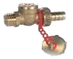 Спускной шаровой кран (M) R608 3/4"