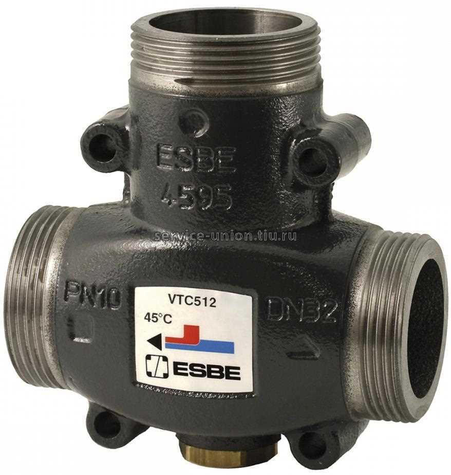 Трехходовой смесительный клапан Esbe VTC512 60°C DN32 1 1/2"