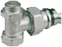 Прямой микрометрический термостатный клапан R422TG, 1/2",