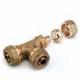 Comap TurboPEX тройник  равнопроходной латунь Артикул № 9407032