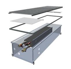 Встраиваемый в пол конвектор без вентилятора MINIB COIL-PT 180-900 (без решетки)
