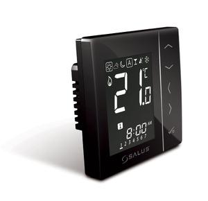 Цифровой термостат с экраном LCD, 230V, черный