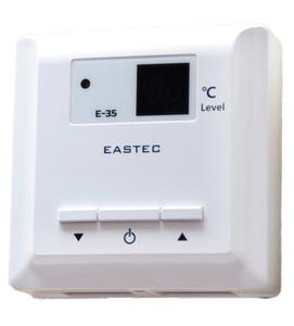EASTEC E-35 - электронный накладной терморегулятор, цвет белый, до 3 кВт 