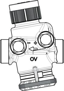 Регулирующий вентиль "Cocon QTZ" без ниппелей КИП Messventile, DN10, beids. AG, 30-210 l/h
