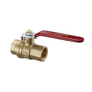 Кран шаровой, с рычажной рукояткой Ду40, с обеих сторон 1 1/2" ВР, PN30, из латуни