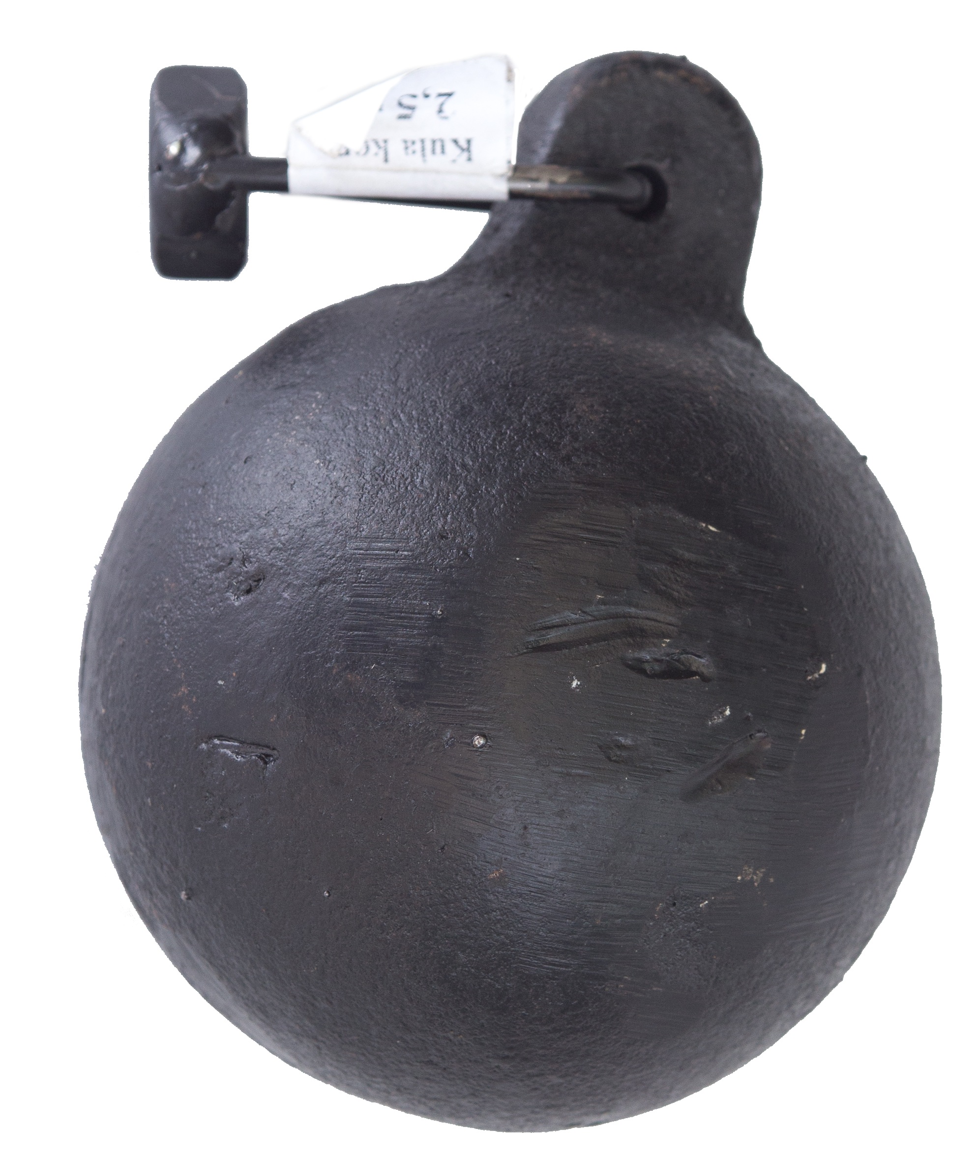 Металлический шар для утяжеления щеток дымохода - 2,5 кг
