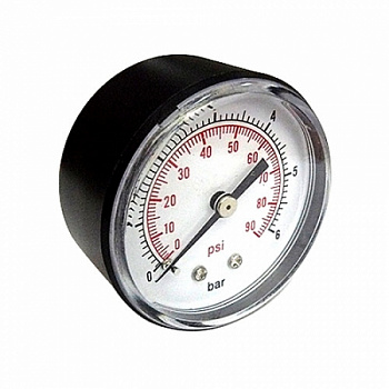 Манометр аксиальный 63 мм, 0-10 bar, подкл. 1/4" 